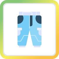 Ski Pant Creative Icon Design vector