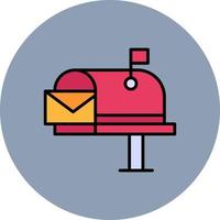 diseño de icono creativo de buzón de correo vector