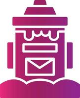 Postbox Creative Icon Design vector