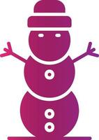 Snowman Creative Icon Design vector