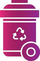 Recycle Bin Creative Icon Design vector