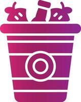 Waste Creative Icon Design vector