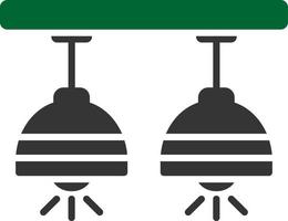 Ceiling Lamp Creative Icon Design vector