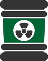 diseño de icono creativo nuclear vector