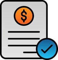Invoice Vector Icon Design