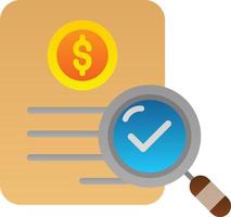 Audit Vector Icon Design