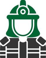 Firefighter Creative Icon Design vector