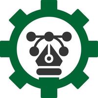 Gear Creative Icon Design vector