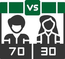 Poll Creative Icon Design vector