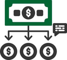 Money Creative Icon Design vector
