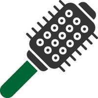 Hair Brush Creative Icon Design vector