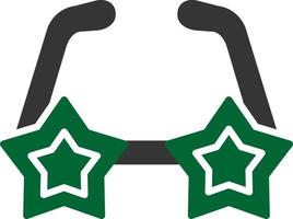 Star Glasses Creative Icon Design vector