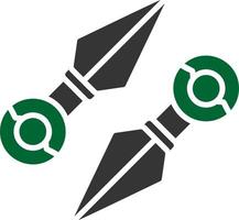 Kunai Creative Icon Design vector