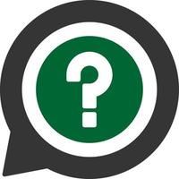 Question Creative Icon Design vector