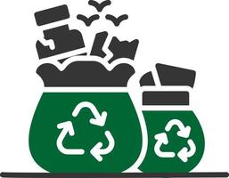 Garbage Creative Icon Design vector