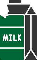 Milk Carton Creative Icon Design vector