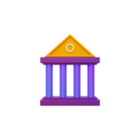 banking and finance 3d icon png