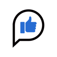 Transparent like feedback icon png