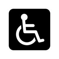 Inaktiverad handikapp png, Inaktiverad handikapp ikon transparent bakgrund png