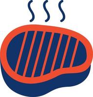 Steak Creative Icon Design vector