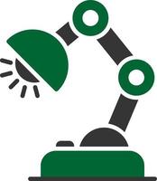 Desk Lamp Creative Icon Design vector