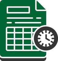 Schedule Creative Icon Design vector