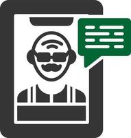 Video Call Creative Icon Design vector