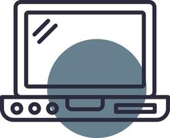 Laptop Creative Icon Design vector