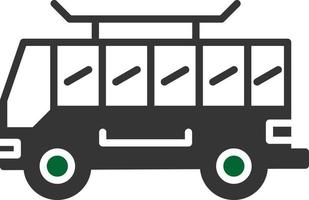 Bus Creative Icon Design vector