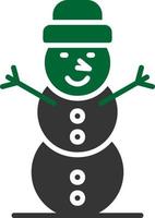 Snowman Creative Icon Design vector