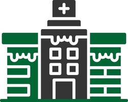 diseño de icono creativo de hospital vector