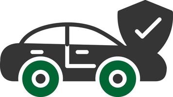 Car Insurance Creative Icon Design vector