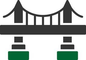 diseño de icono creativo de puente vector