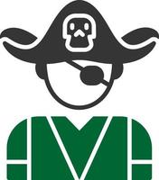 diseño de icono creativo pirata vector