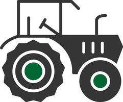 diseño de icono creativo de tractor vector