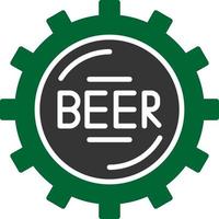 diseño de icono creativo de tapa de botella vector