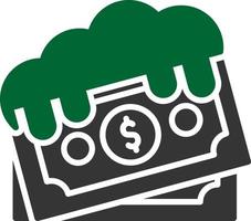 Money Laundering Creative Icon Design vector