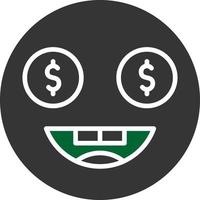 Greedy Creative Icon Design vector