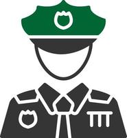 Police Man Creative Icon Design vector