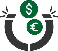 Money Attraction Creative Icon Design vector