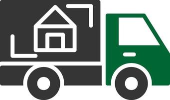 Moving Truck Creative Icon Design vector