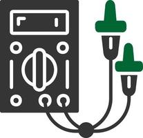 Electric Tester Creative Icon Design vector