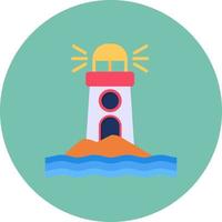 LightHouse Creative Icon Design vector