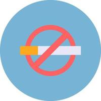 No Smoking Creative Icon Design vector