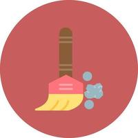 Broom Creative Icon Design vector