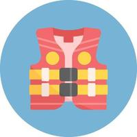 Life Jacket Creative Icon Design vector