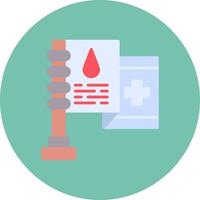 Blood Donor Creative Icon Design vector