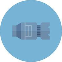 Camera Lens Creative Icon Design vector