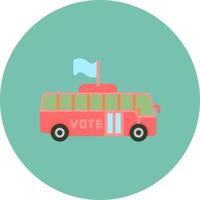 Bus Creative Icon Design vector