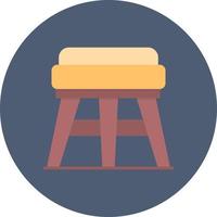 Stool Creative Icon Design vector